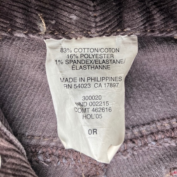 Gap Dark Brown Relaxed Corduroy Pants - Picture 5 of 6